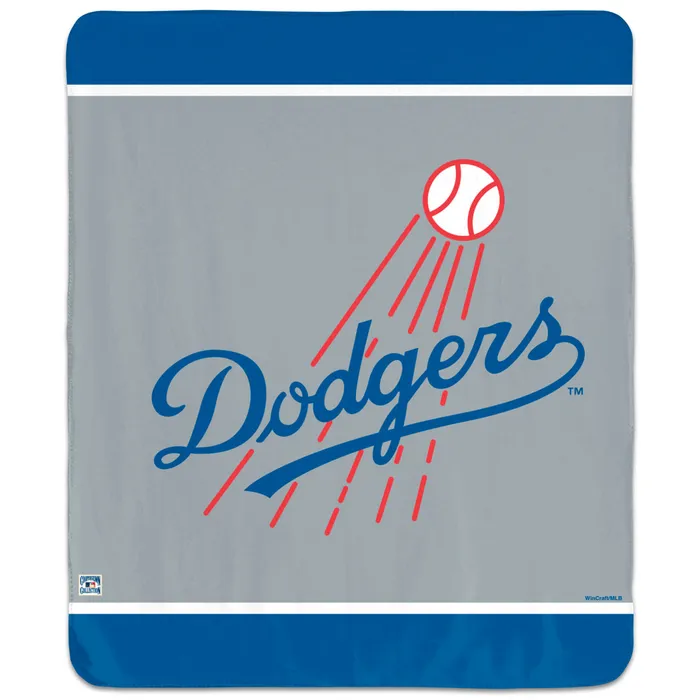 Los Angeles Dodgers Cooperstown Collection Winning Image Blanket 50x60"