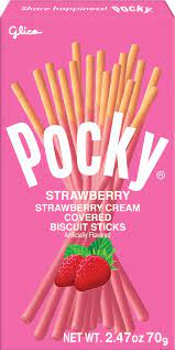 Pocky Strawberry Cream Biscuit Stick 1.47 oz 10 ct