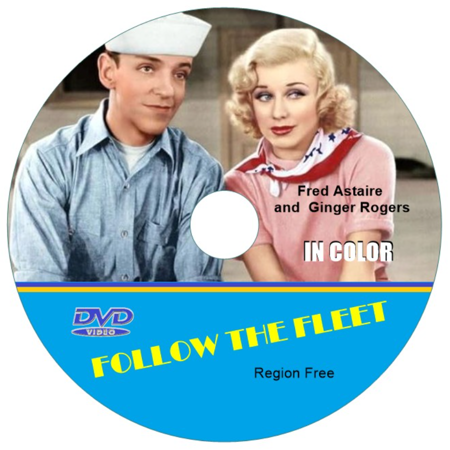 Follow The Fleet (1936) in Color. DVD
