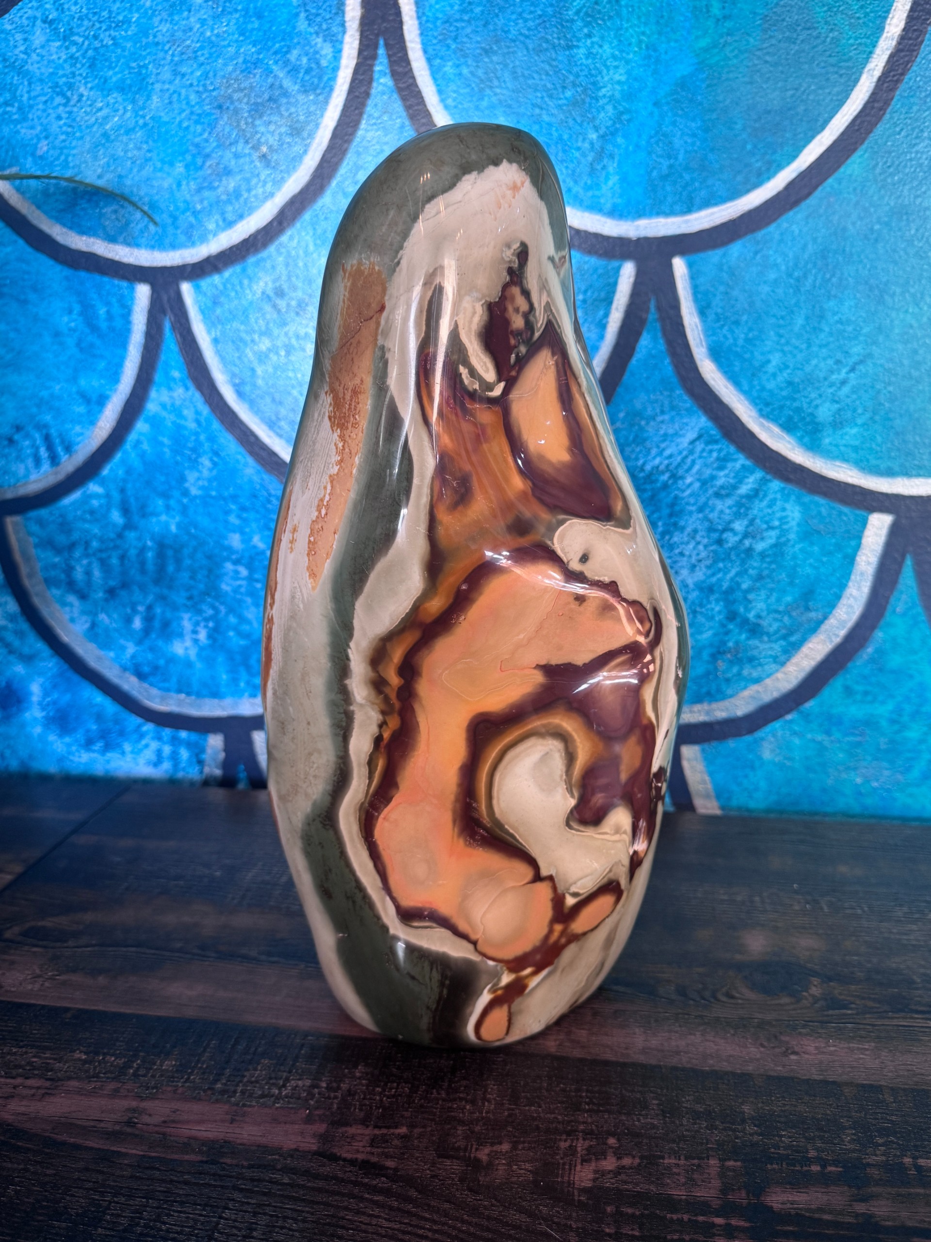 Polychrome Jasper Statement Freeform