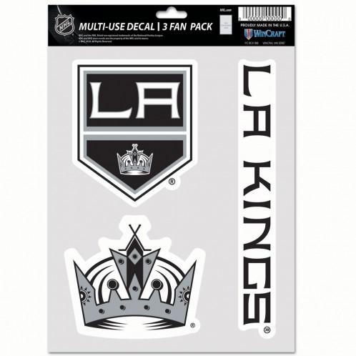 Los Angeles Kings Multi Use 3 Pack Fan Decals