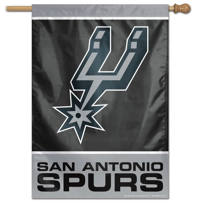 San Antonio Spurs Vertical House Flag 28x40"