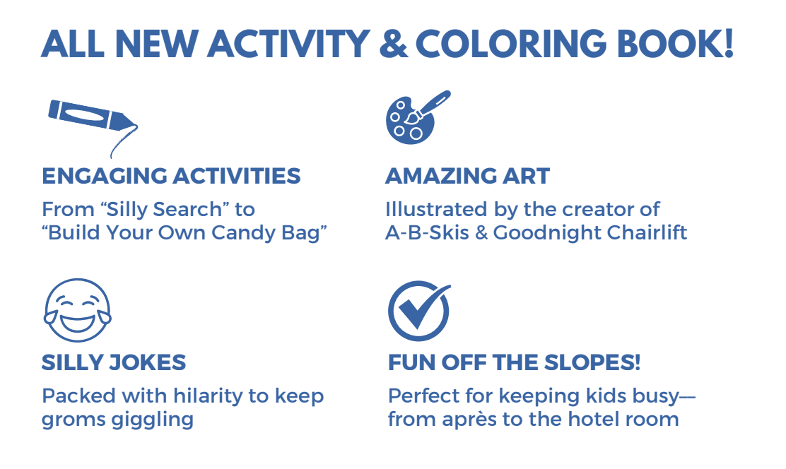 A-B-Skis Activity & Coloring Book