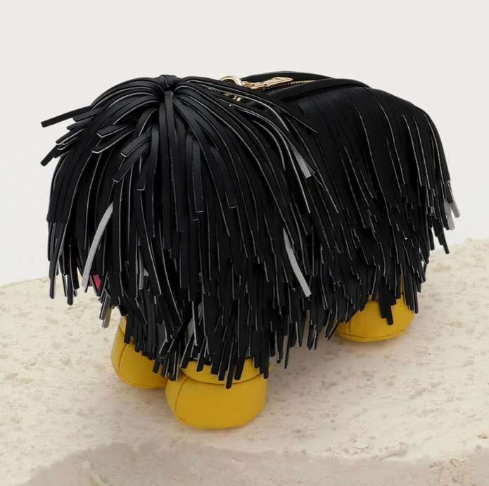 Fringe Dog Handbag