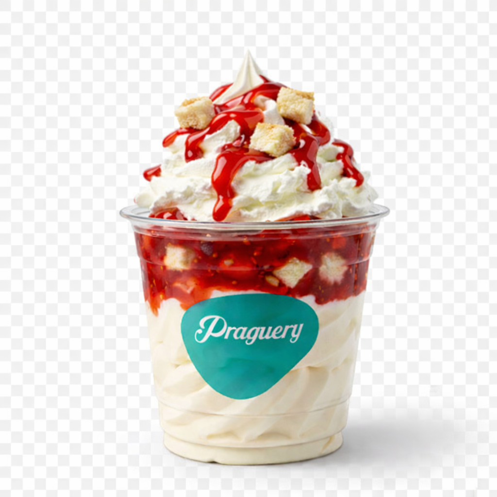 18. Strawberry Cheesecake Sundae