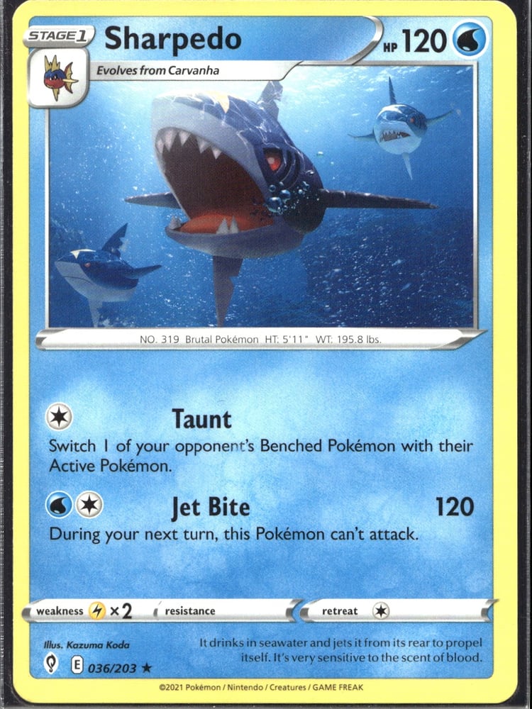 Sharpedo - SWSH7 36/203