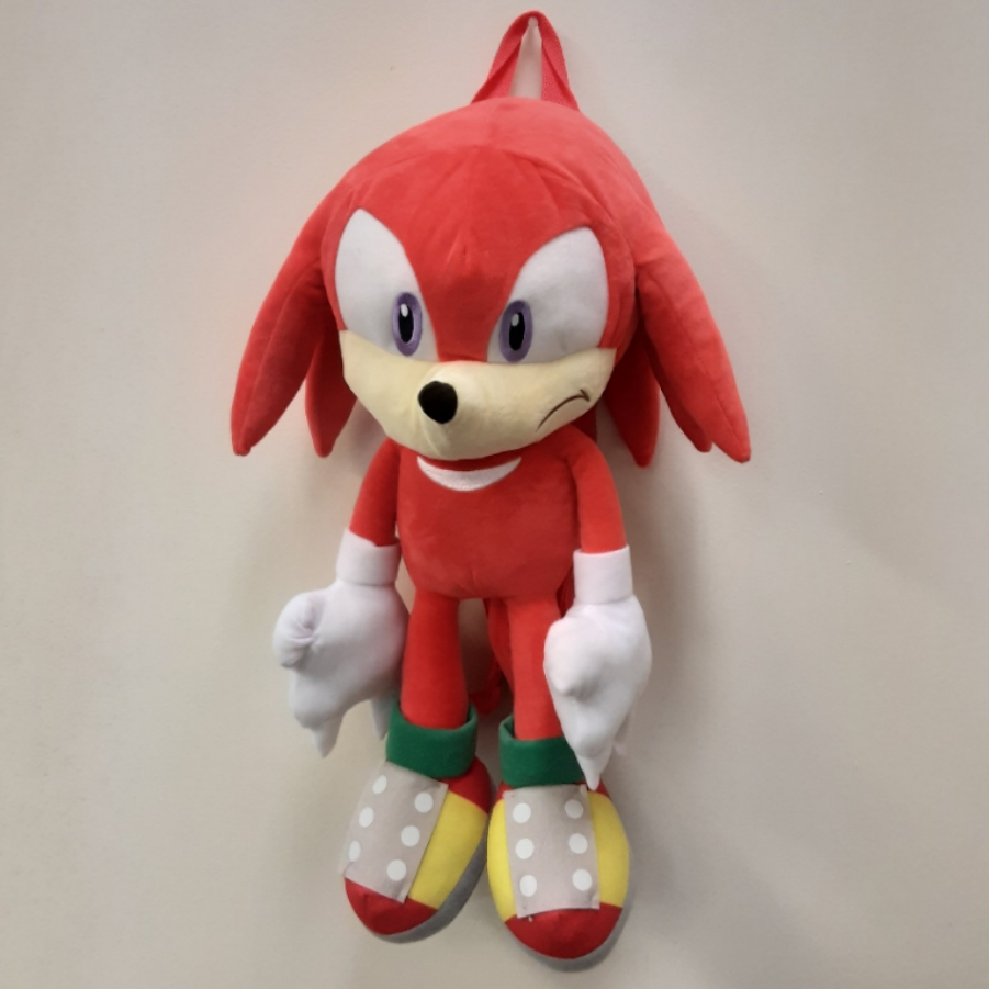 Red/White Sonic Plush Backpack
