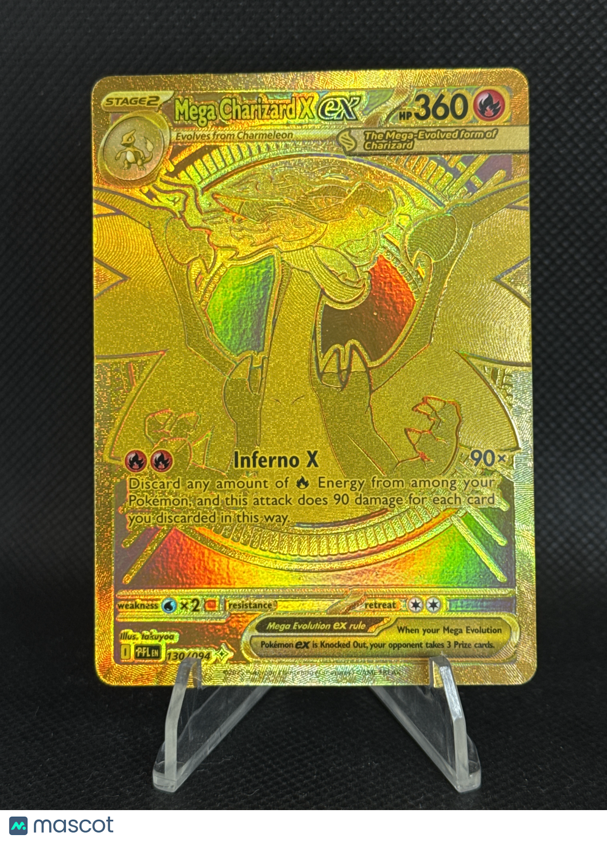 2025 Phantasmal Flames Mega Charizard X EX 130/094