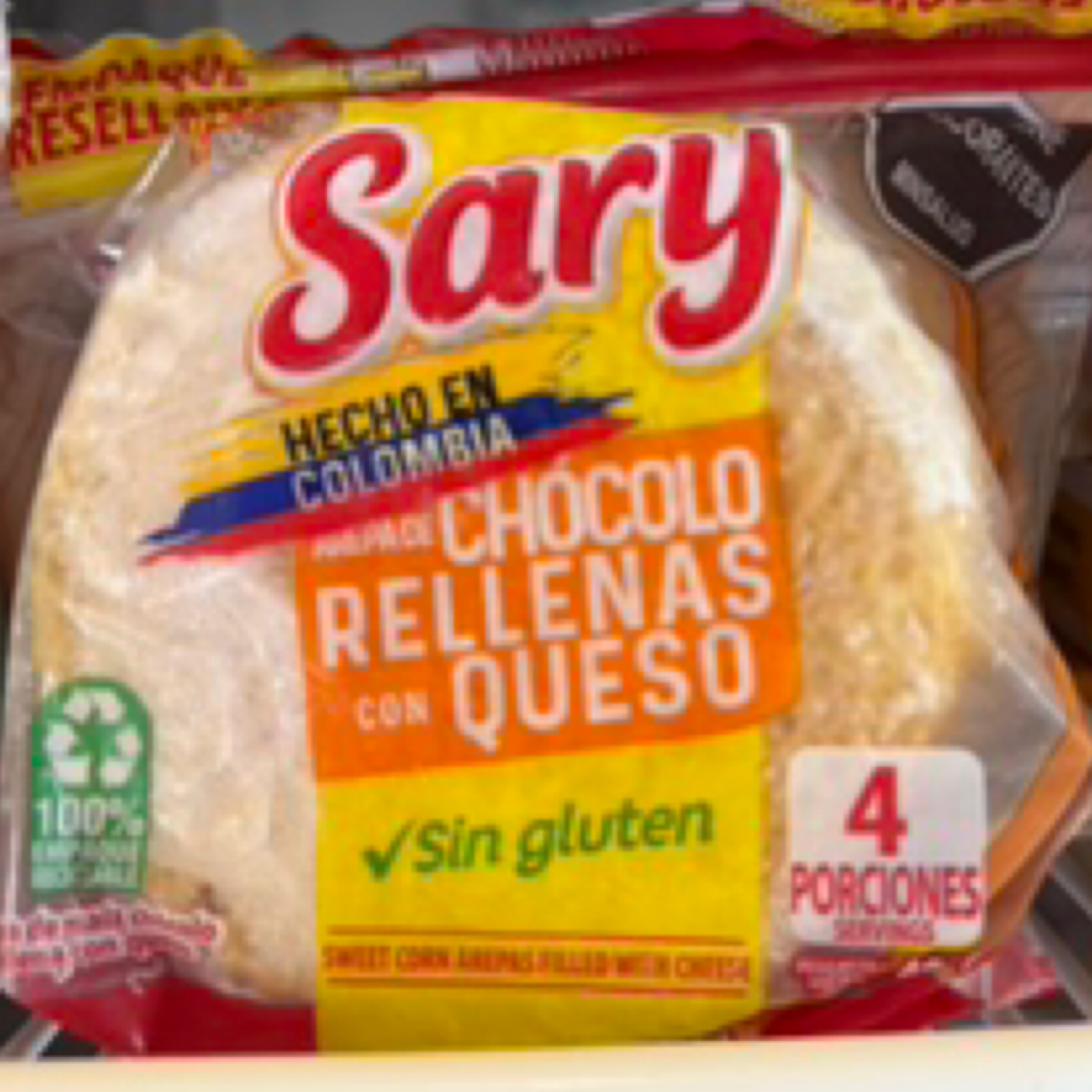 Frozen Choloco Arepas