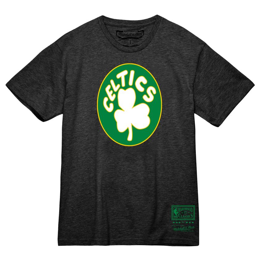 Boston Celtics Grey Mitchell and Ness Retro Shirt