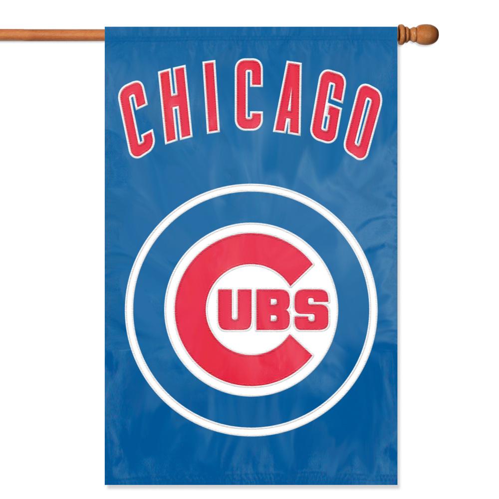 Chicago Cubs Embroidered 2-Sided Banner 28x44"