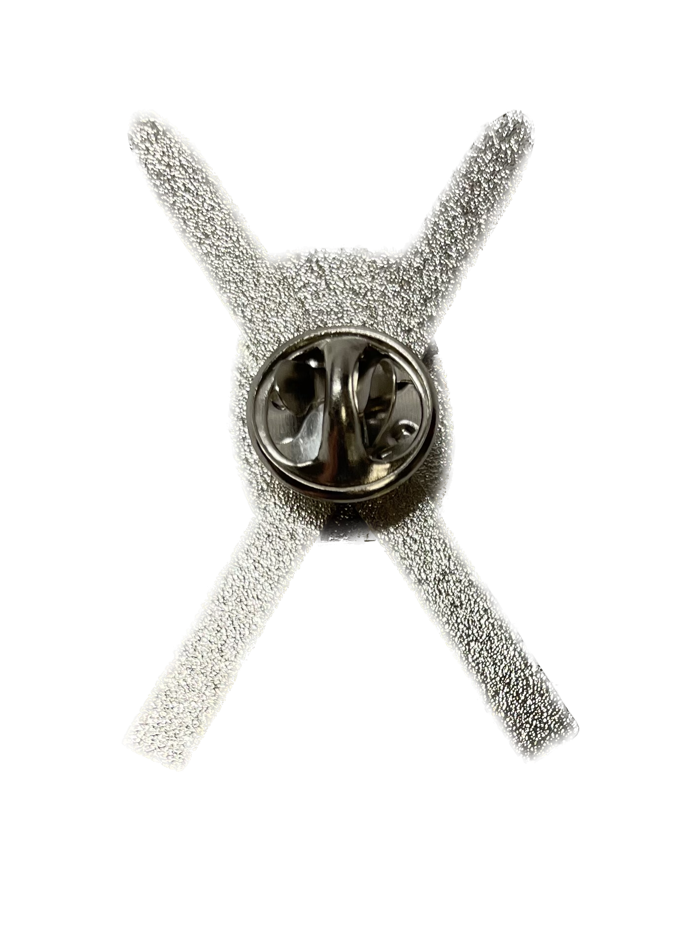 10th Mountain Division White Skis Pin