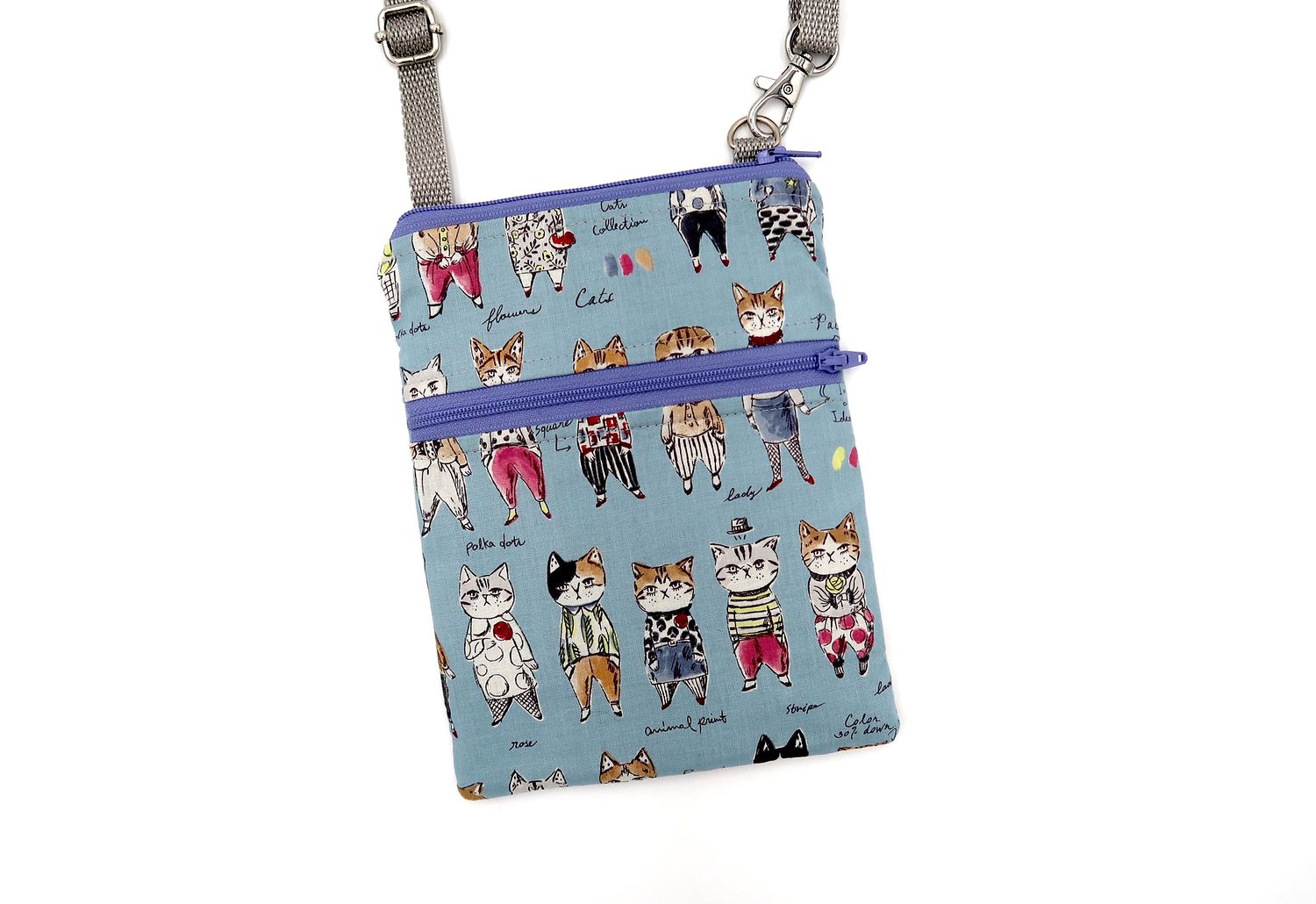 Small Crossbody Bag – Rough Sketch Cats, photo 6 of 18