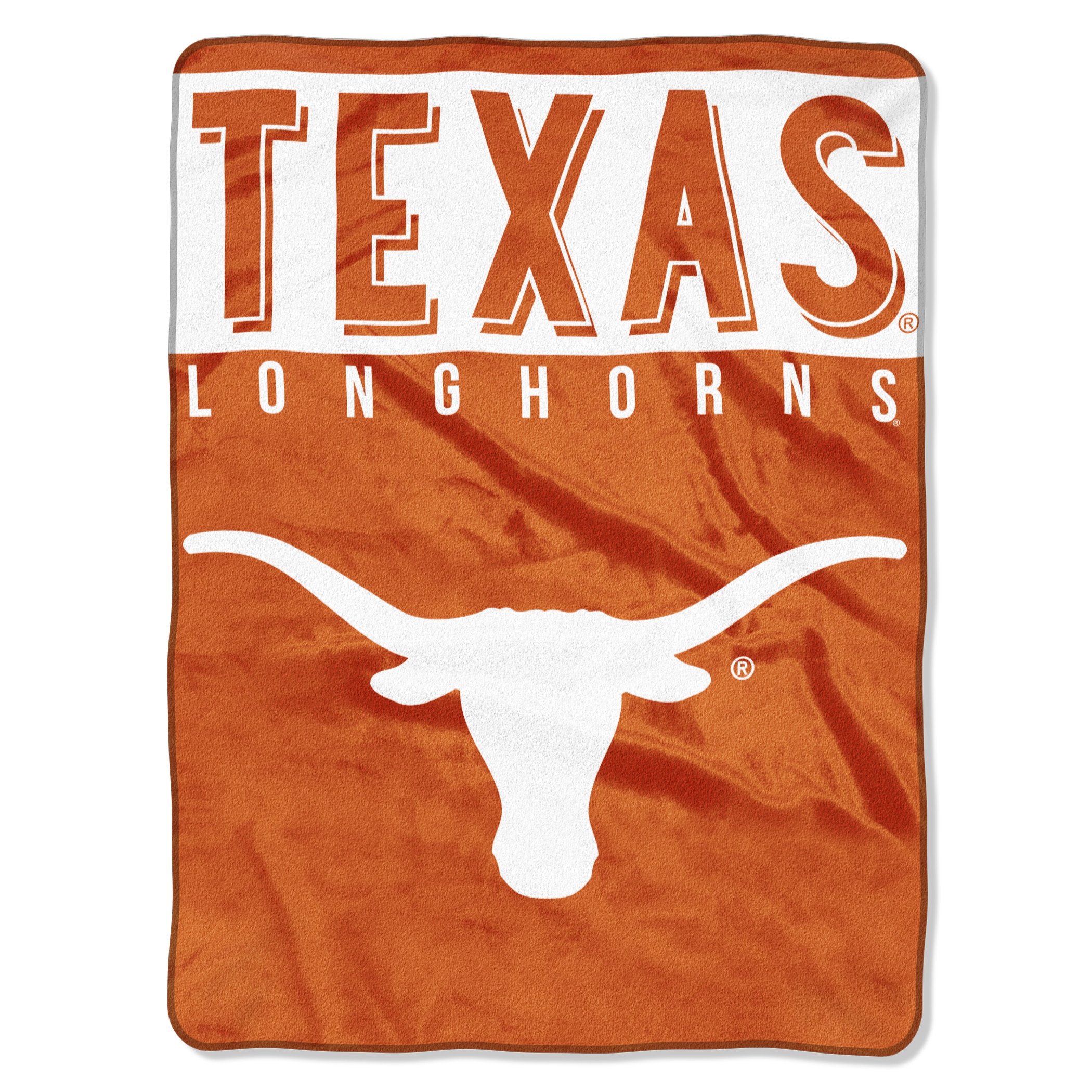 Texas Longhorns Raschel Basic Design Blanket 60x80"