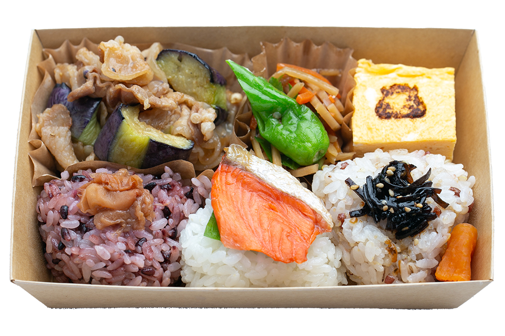 豚肉と茄子の生姜焼き弁当