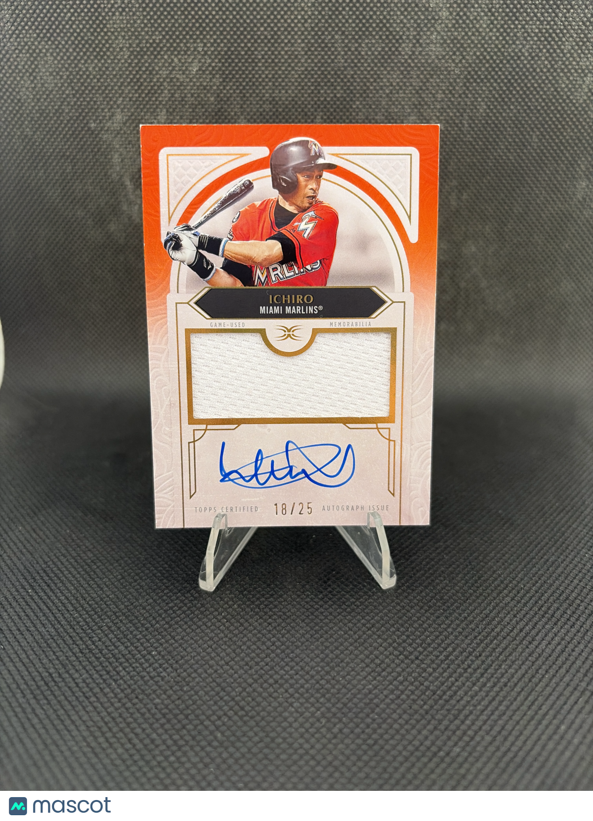 2025 Topps Definitive Collection Ichiro Suzuki Patch Auto /25 #DAR-I