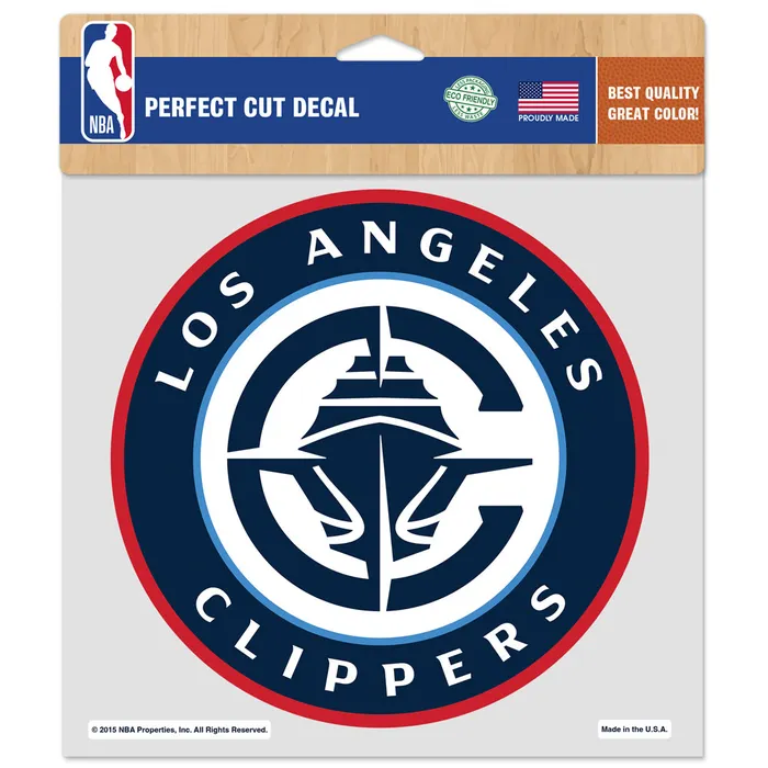 Los Angeles Clippers Perfect Cut Decal 8x8"