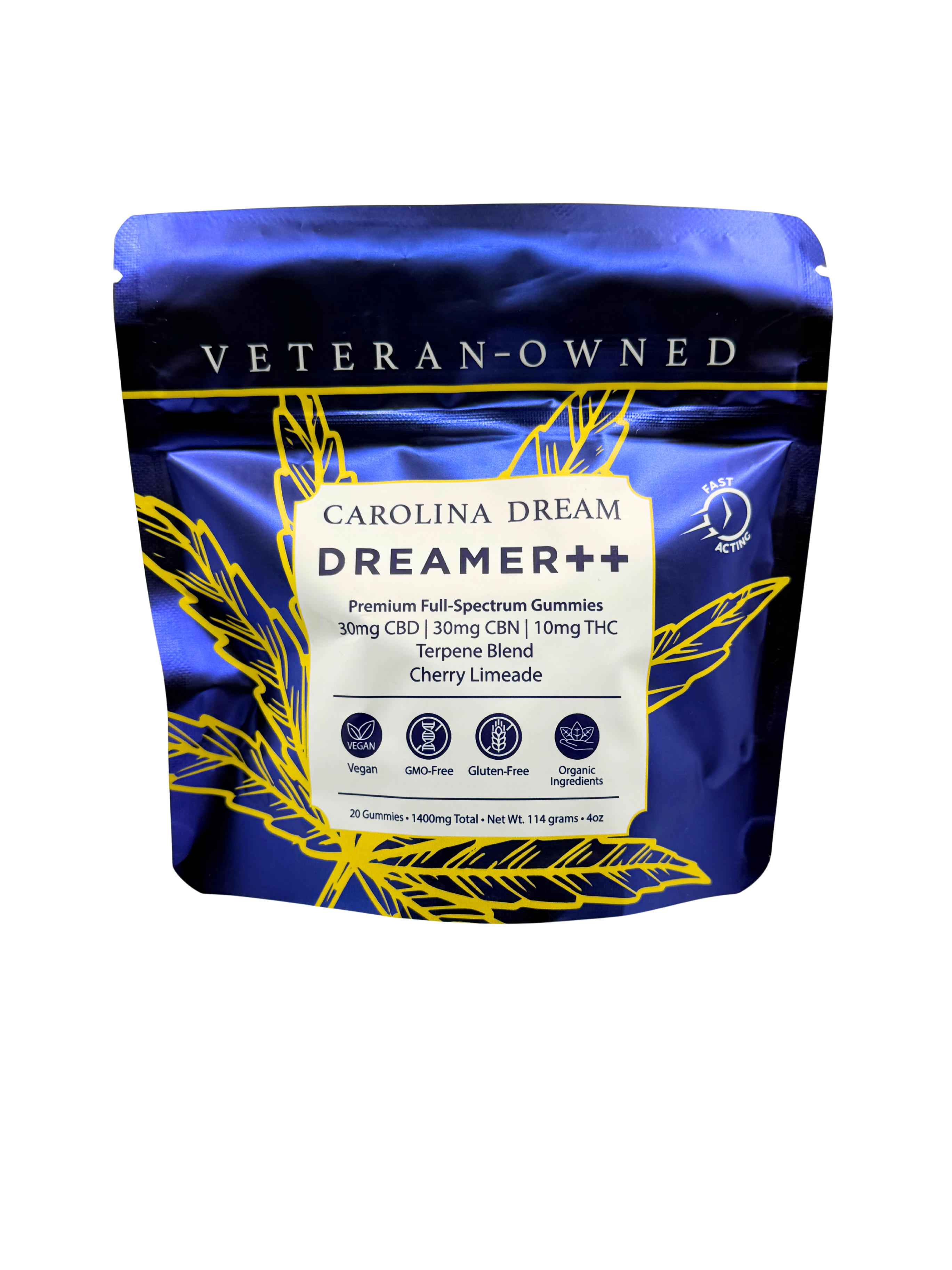 Carolina Dream Dreamer++ Gummies - 10mg THC - Regular