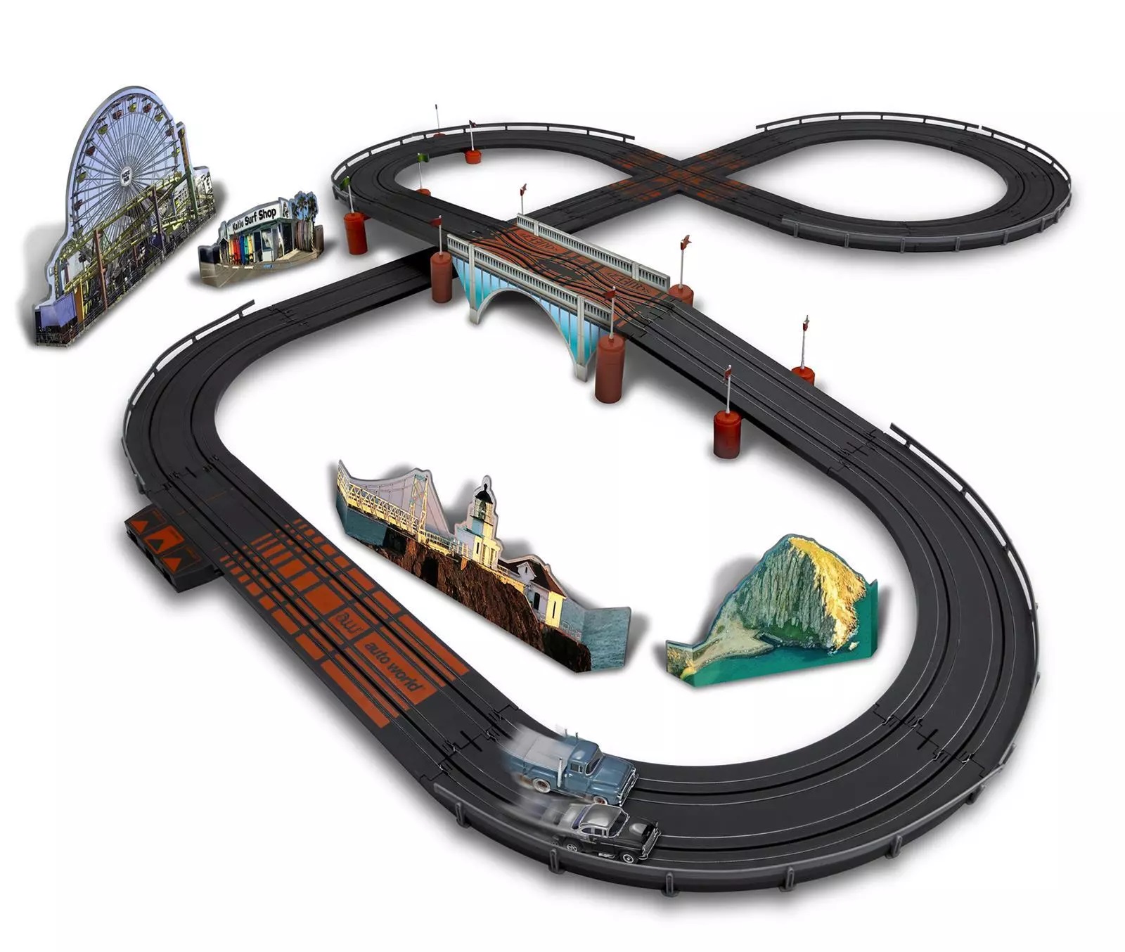 California Cruising Slot Car Set