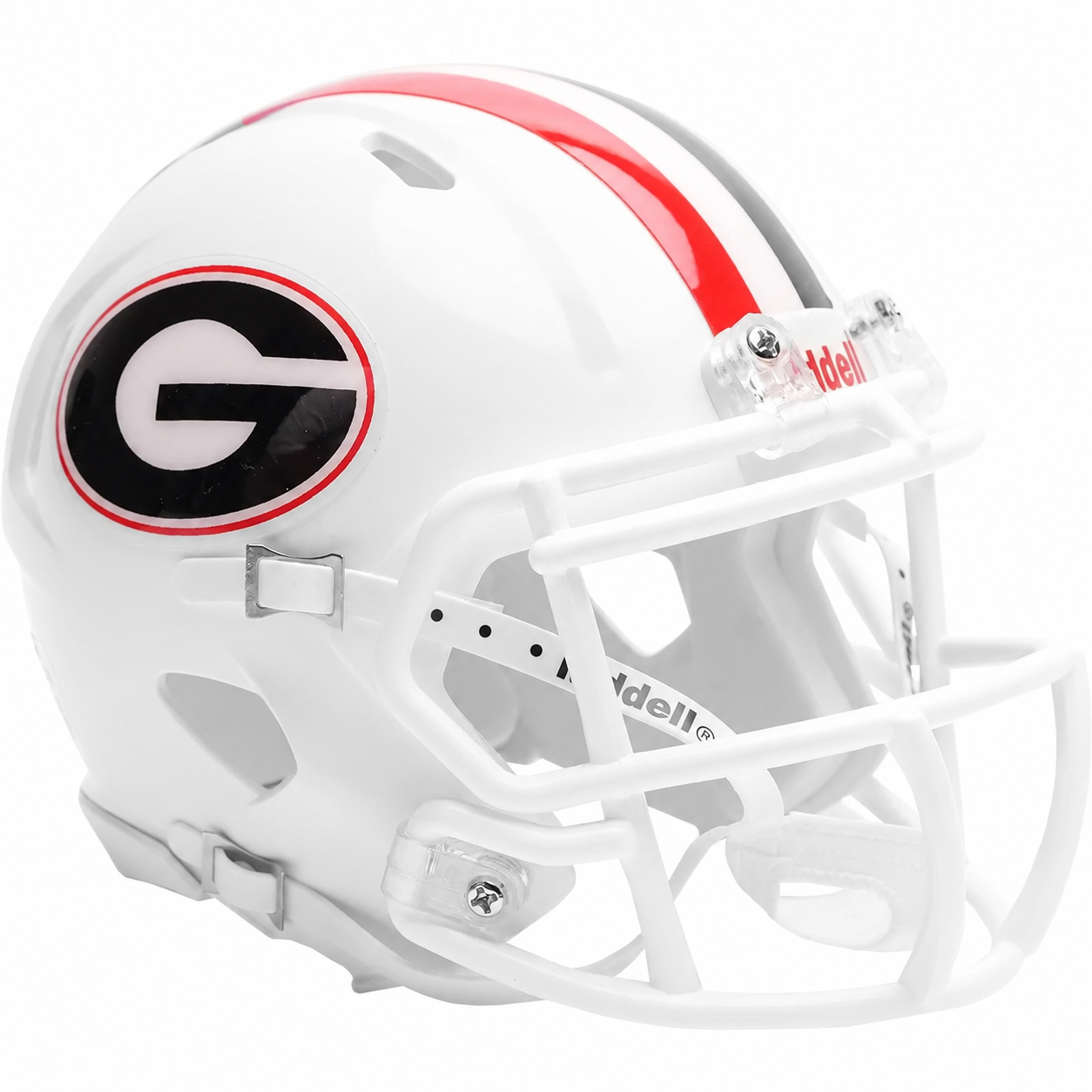 Georgia Bulldogs Riddell White Speed Mini Helmet