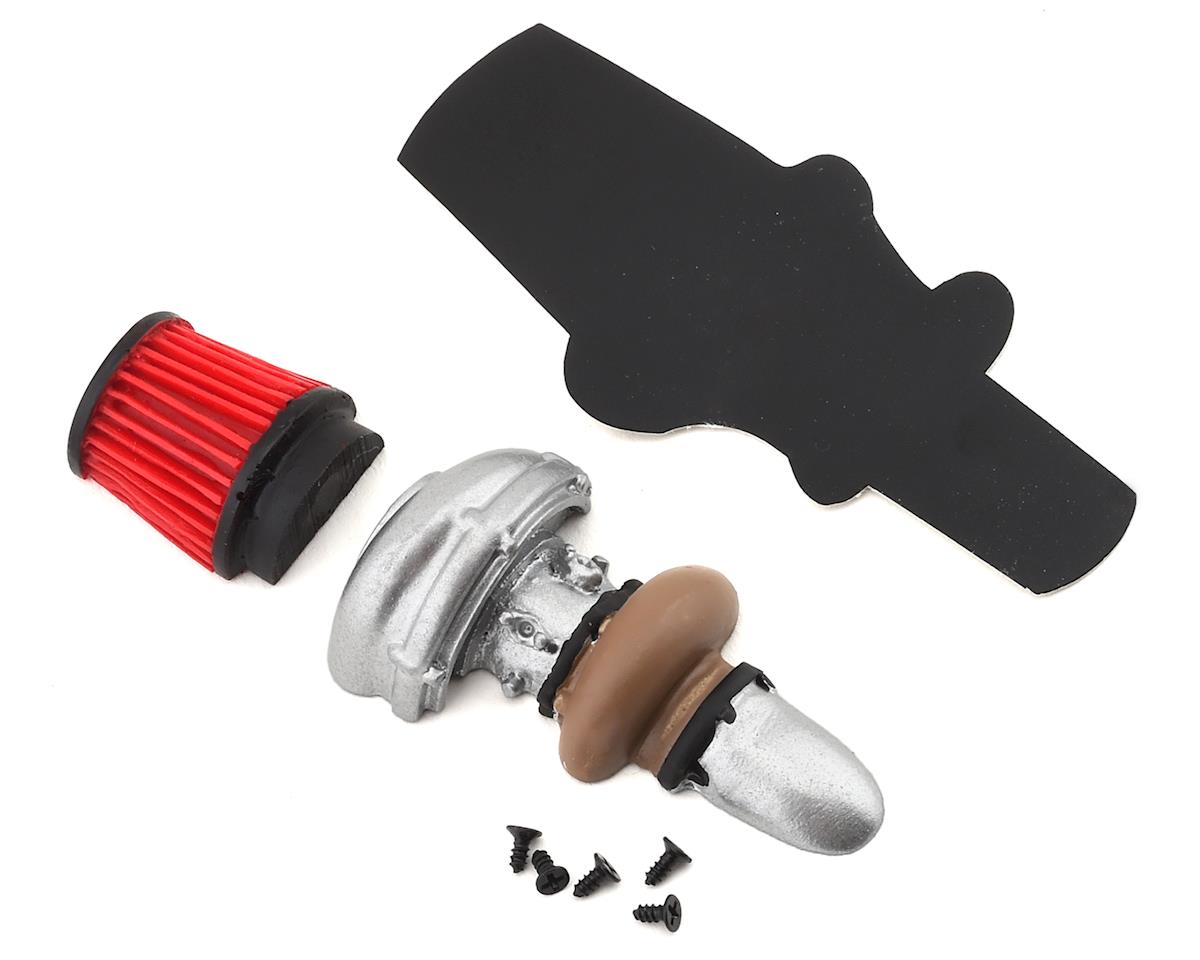 Sideways RC Scale Drift Half Turbo W/ Cone Filter Red