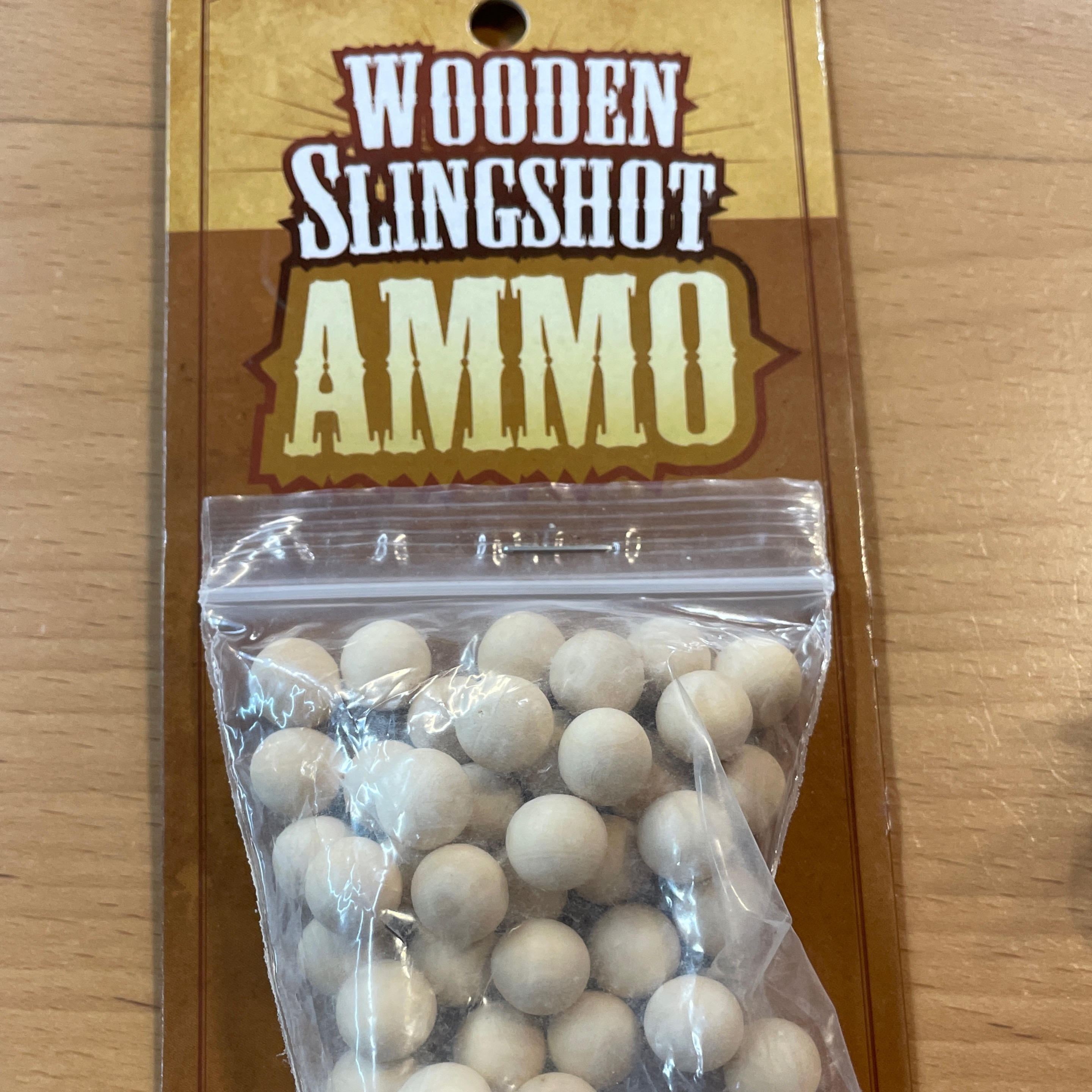 Wooden Slingshot Ammo