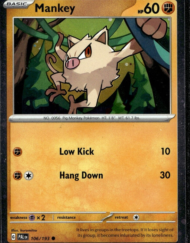 Mankey - SV02 106/193