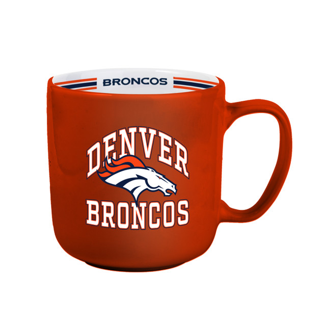 Denver Broncos Team Stripe Design Coffee Mug 15oz