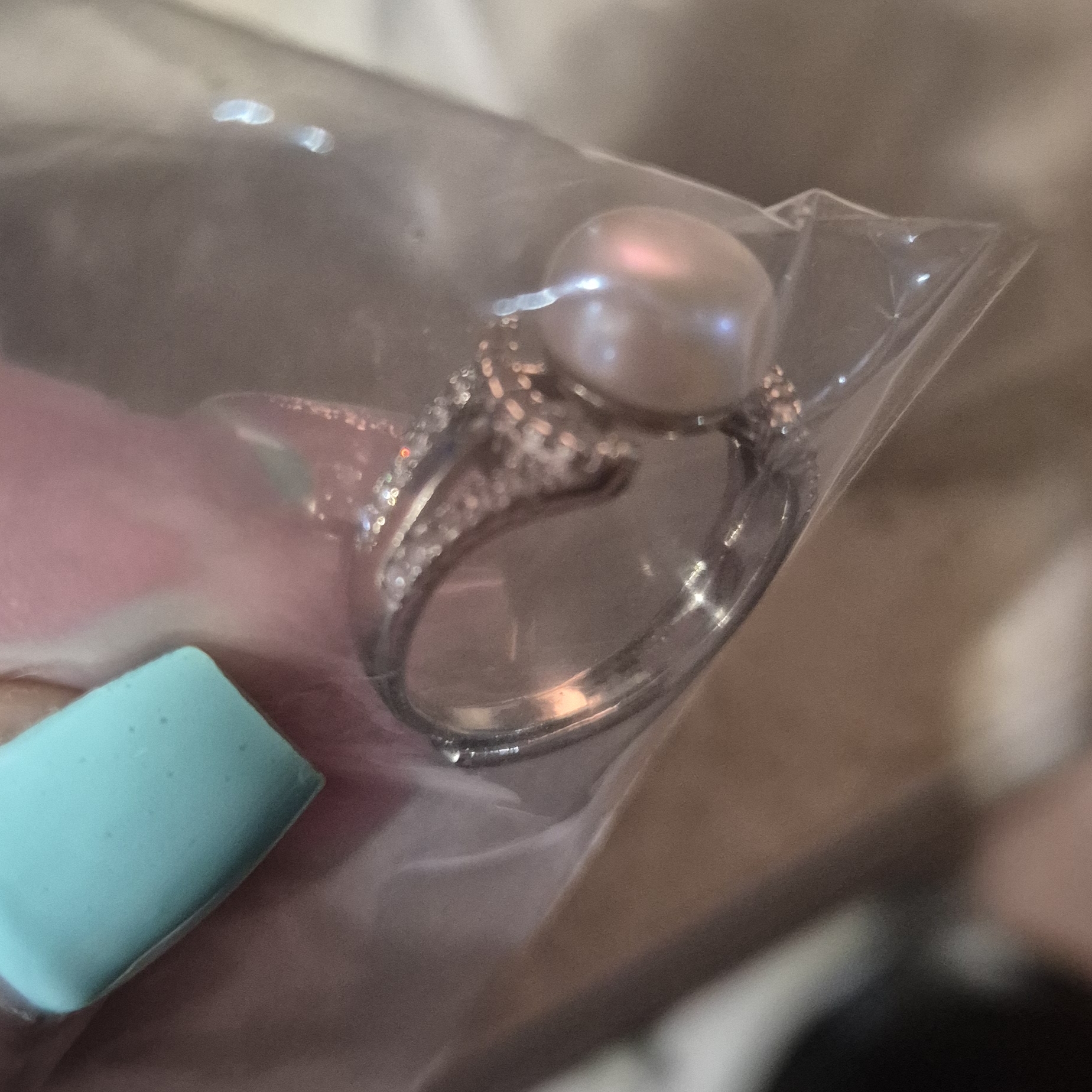 Pearl Ring White