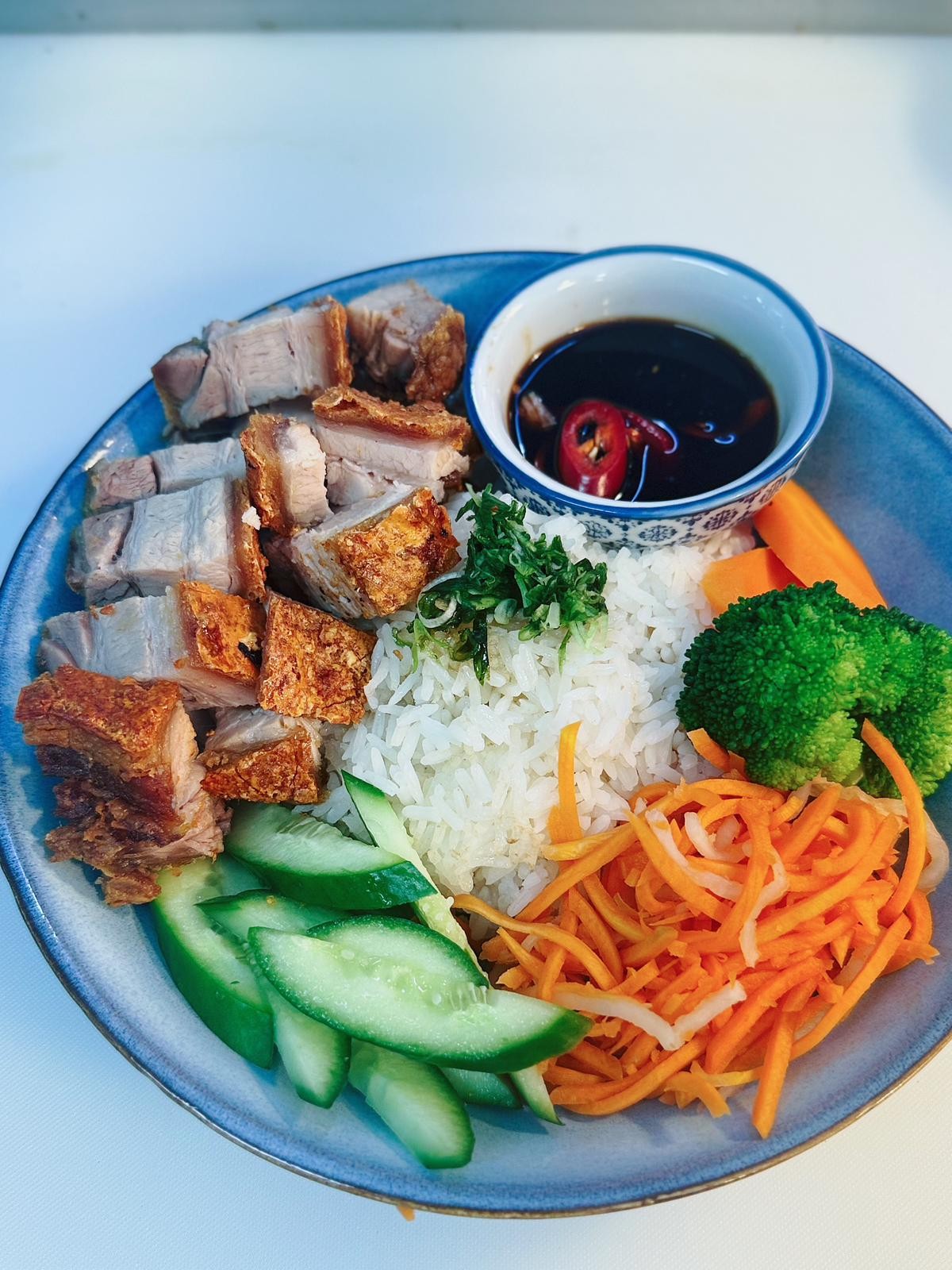 Crispy Pork Steamed Rice - Take Away