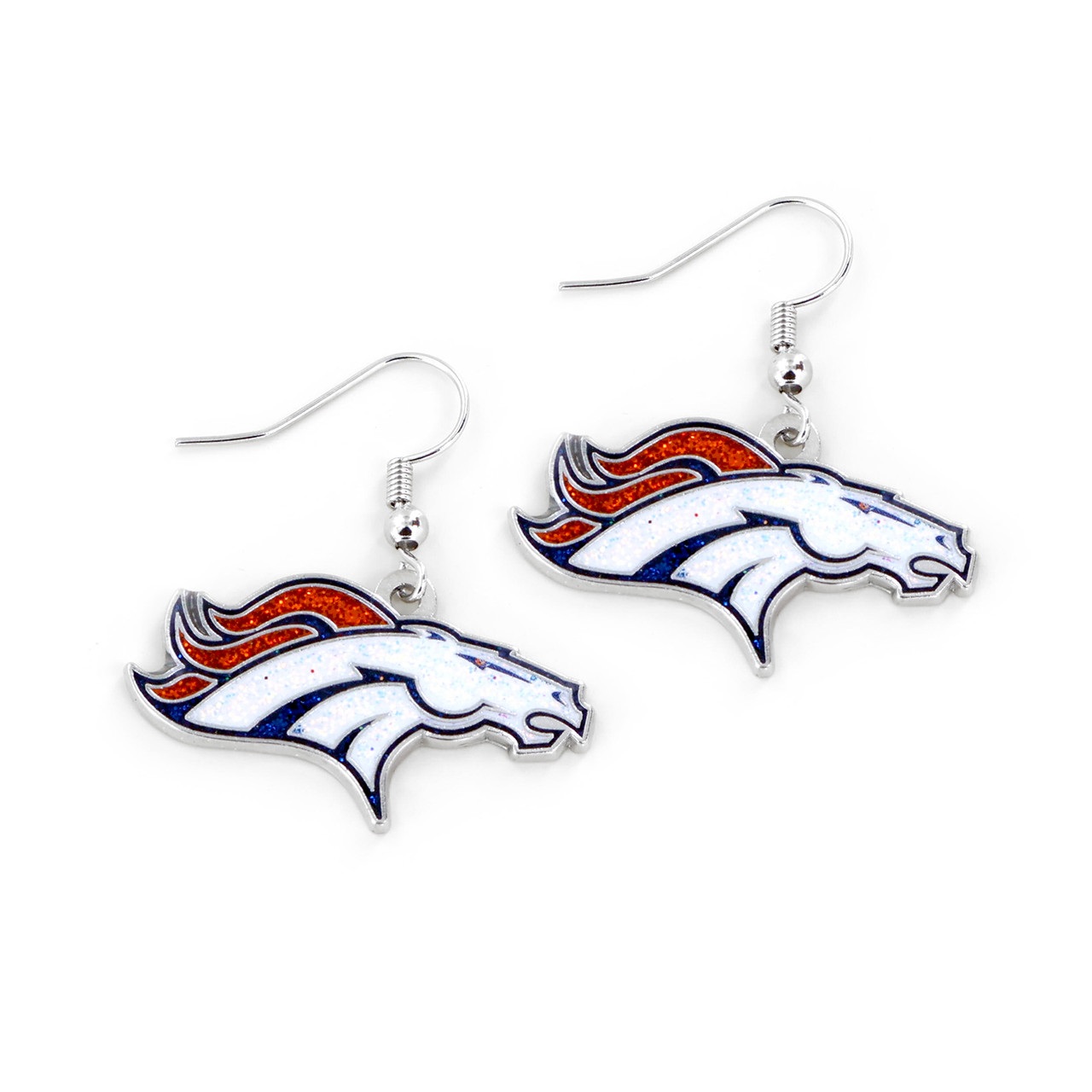 Denver Broncos Glitter Dazzle Earrings