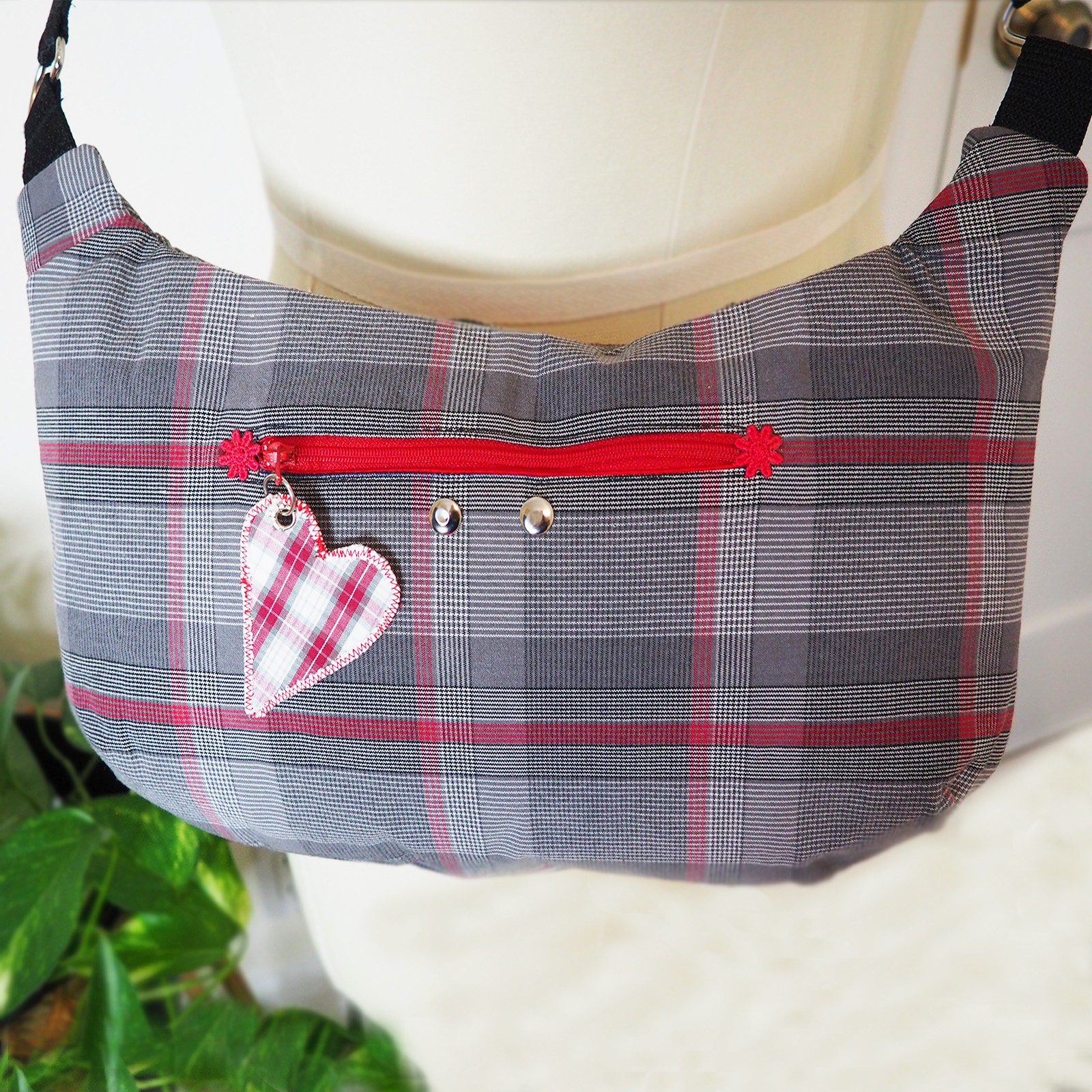 Vintage Plaid Day Tripper Bag