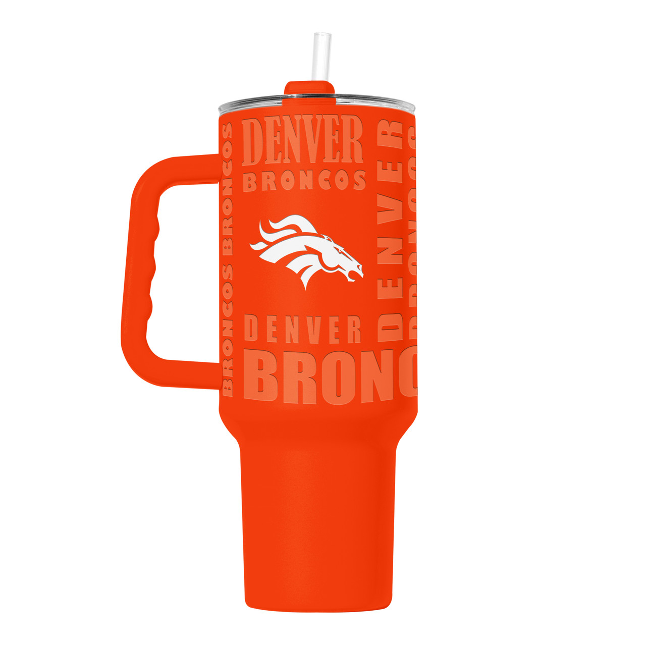 Denver Broncos Powdercoat Replay Tumbler 40oz