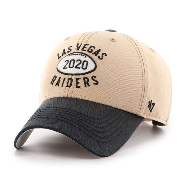 Las Vegas Raiders Khaki Dusted '47Brand MVP Adjustable Hat