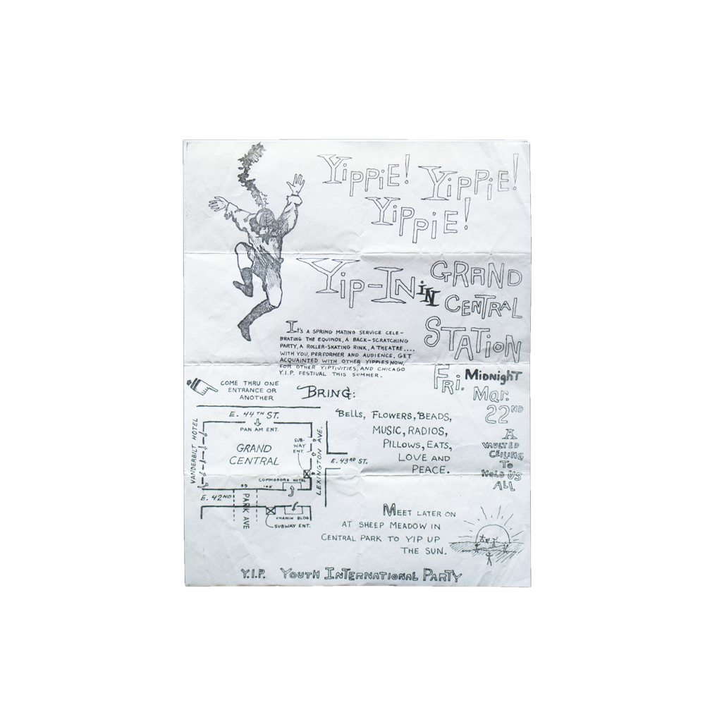 Yippie! -- 1968 Grand Central Station [Handbill]