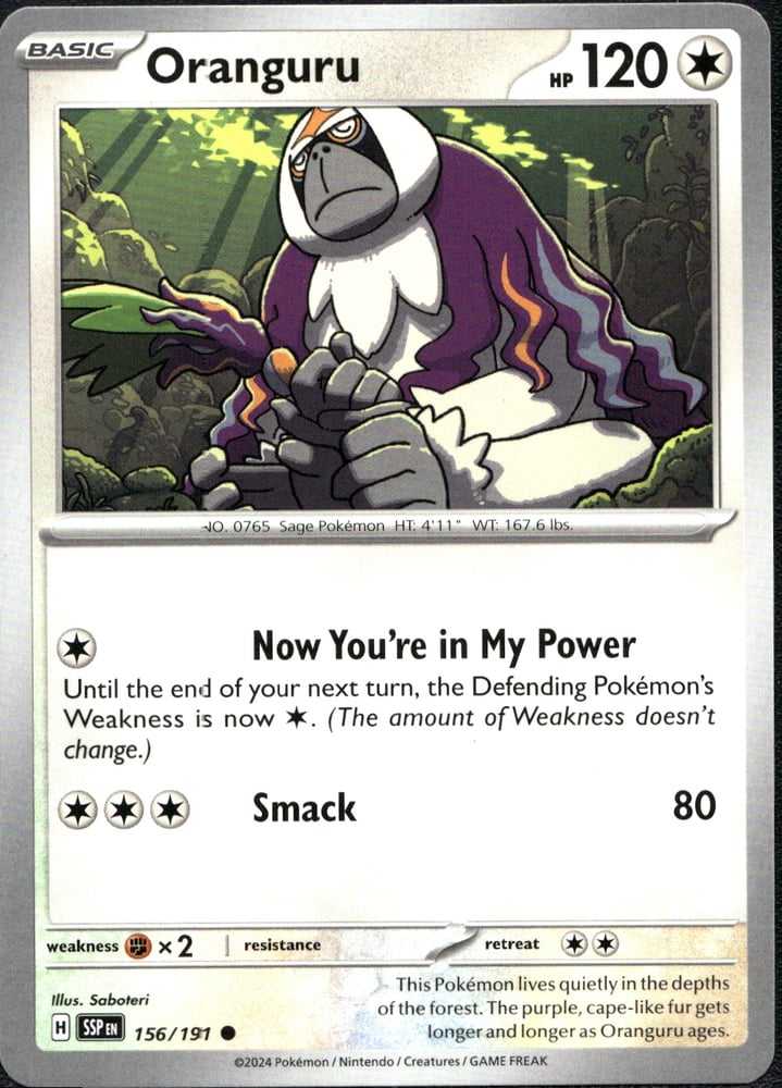 Oranguru - SV08 156/191
