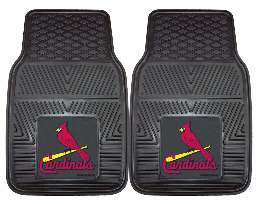 St. Louis Cardinals Heavy Duty 2-Piece Vinyl Car Mats