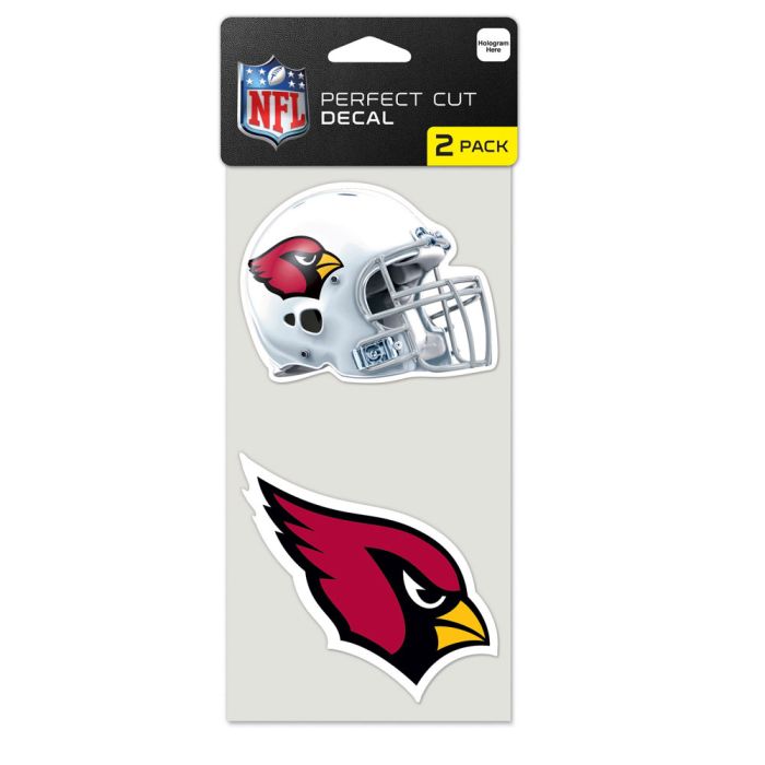 Arizona Cardinals Set of 2 Perfect Cut Decals