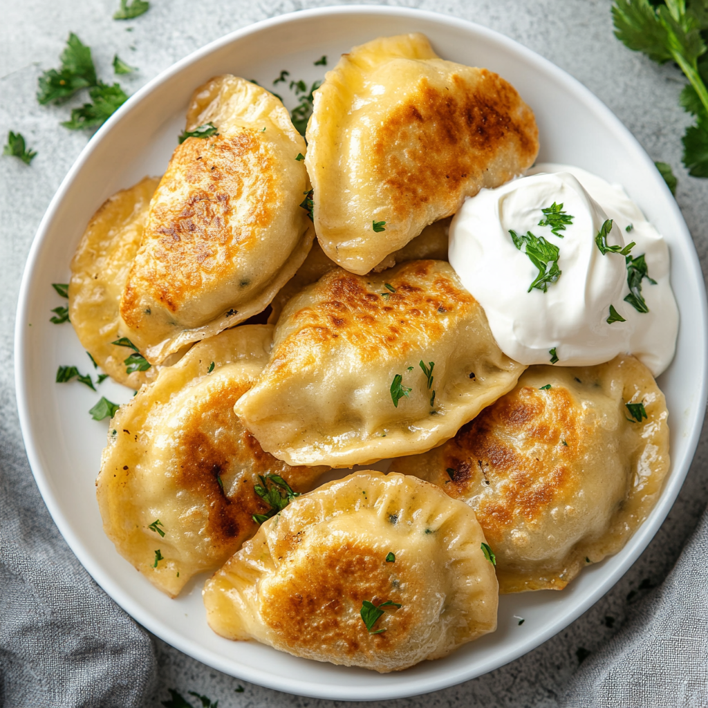 ♨️ GLUTEN FREE & VEGAN Pierogies with Potatoes and Onions