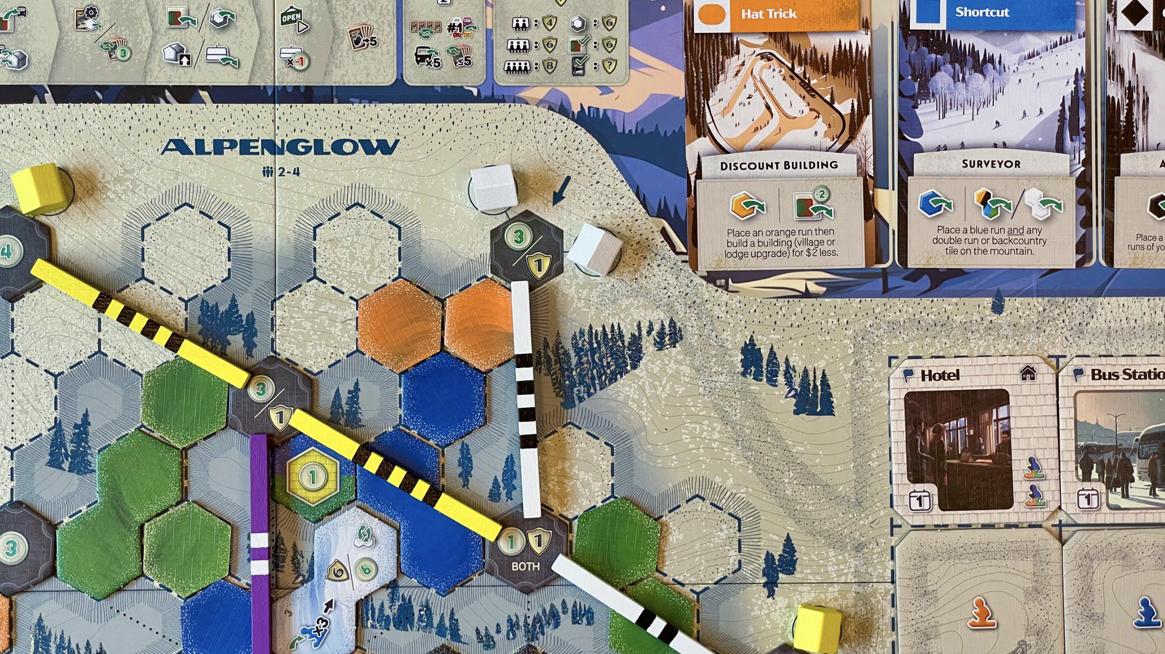 Alpenglow: The Ski Resort Board Game