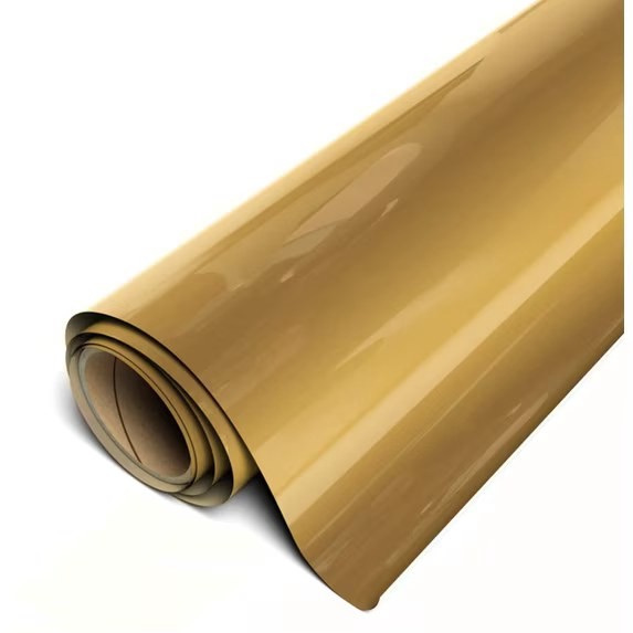 HTV Vinyl 20x12 3D Metallic Gold