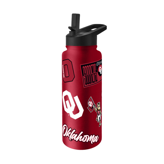 Oklahoma Sooners Dreamweave Quencher Stainless Steel Bottle 34oz