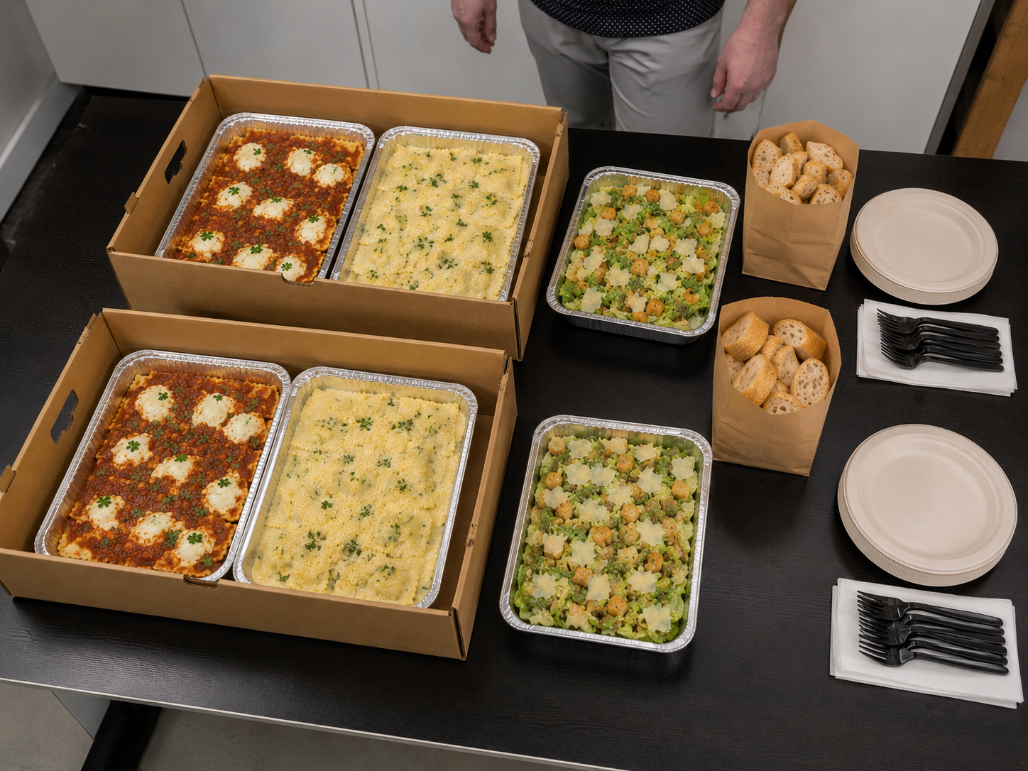 Catering Box (Serves 28-32) — handmade ravioli at Biada Ravioli Kitchen in Logan, Utah