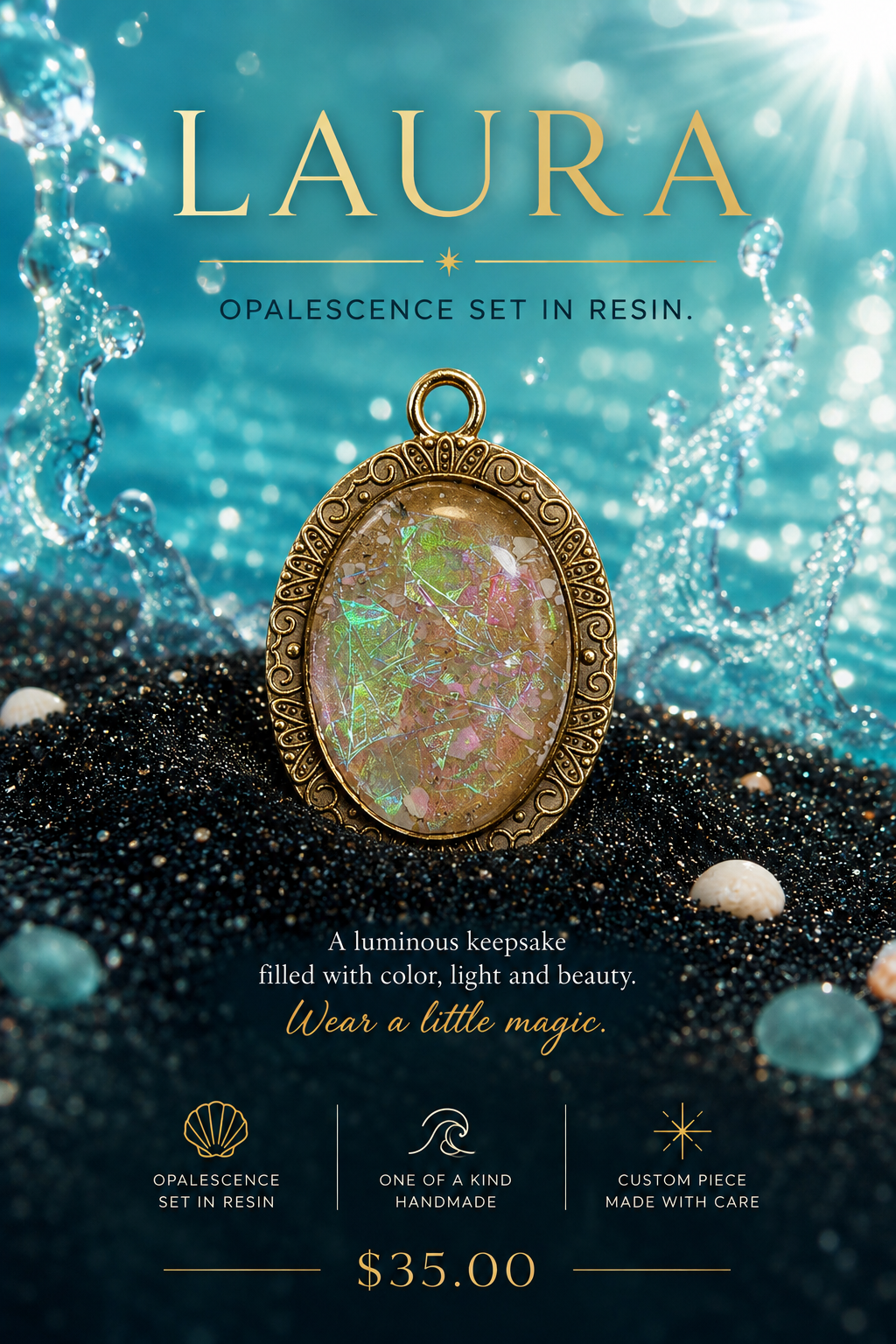 Laura Pendant - American Artisan For Her Copy