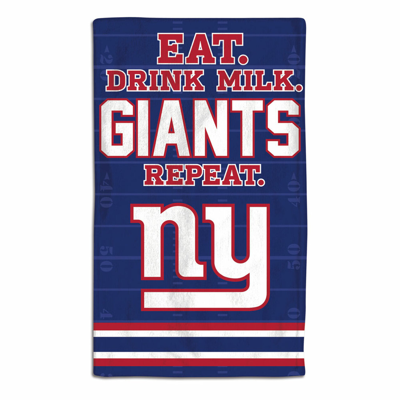 New York Giants Baby Burp Cloth 10x17"