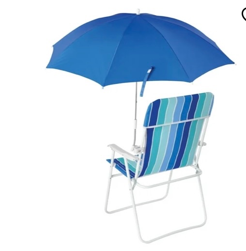 Clip on Chair Beach Umbrella