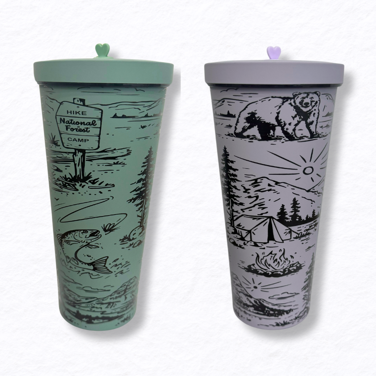 The Montana Scene - National Forest Travel Tumbler : Sage