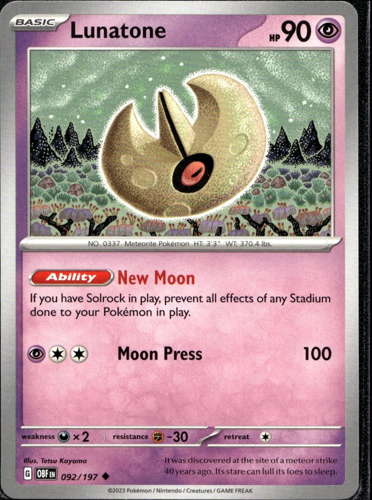 Lunatone - SV03 92/197