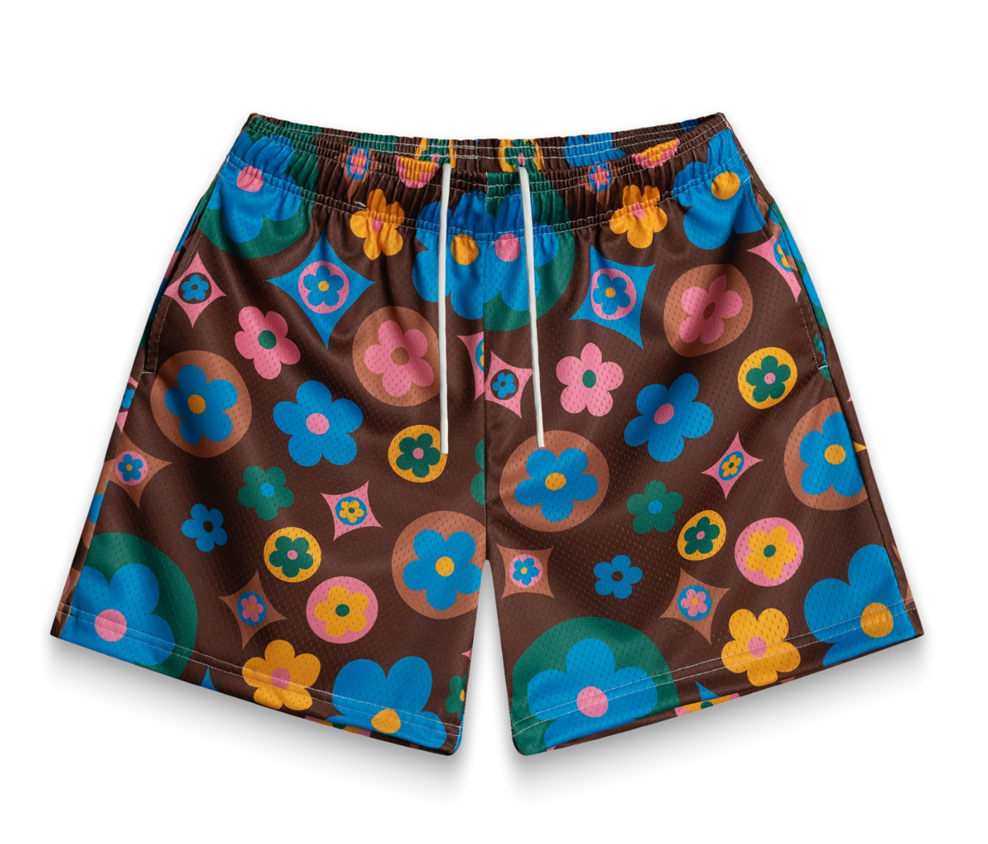 Bravest Studios Flower Shorts Brown Multi