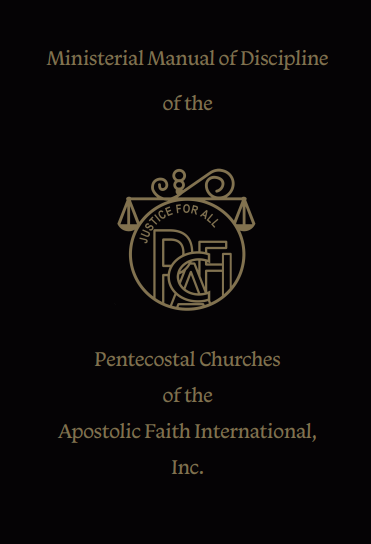 Ministerial Manual of Discipline of the PCAFI (Digital Copy)